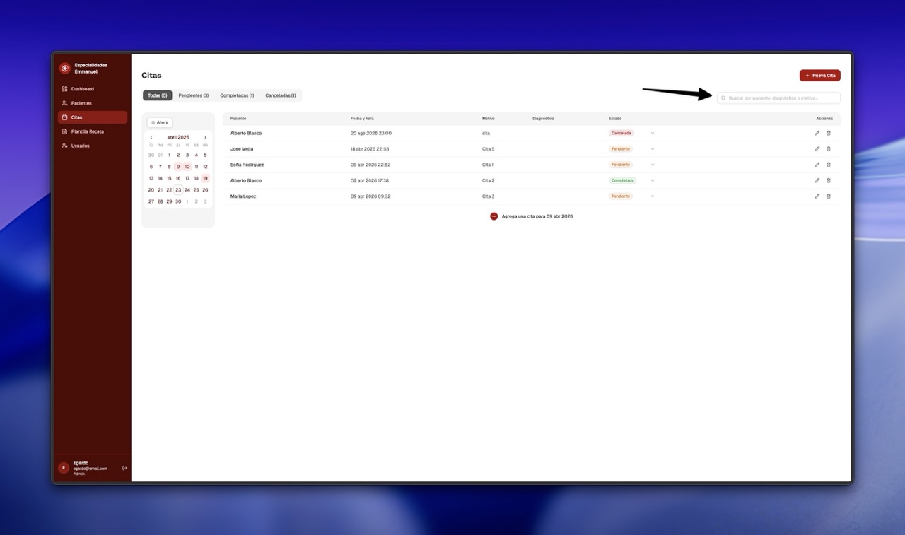 Búsqueda libre de citas