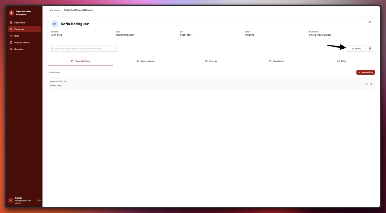 Filtros por fecha dentro del expediente